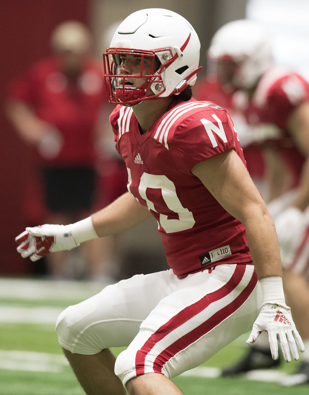 NU football practice, 8.7